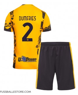 Günstige Inter Milan Denzel Dumfries #2 3rd trikot Kinder 2024-25 Kurzarm (+ Kurze Hosen)